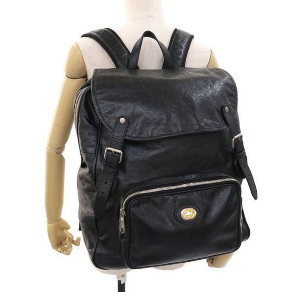 Gucci Leather Backpack main image 9
